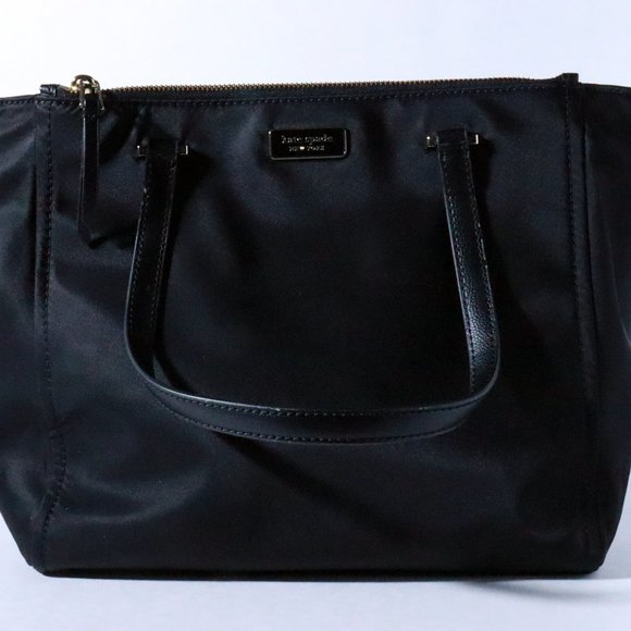 Kate Spade Nylon Black Tote Purse - Picture 1 of 5